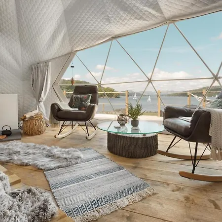 Lakeside Geo Dome Overlooking Windermere ليك سايد
